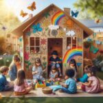 Jeux de construction de maisons en carton : une activité ludique et créative pour les enfants